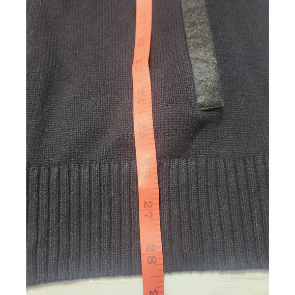 G by Guess Black Sweater Cardigan Size XXL Jacket with Pockets Cotton Zip Up - Picture 6 of 8